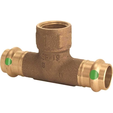 Viega 3/4 in. x 3/4 in. x 3/4 in. Zero Lead Bronze Tee 79595
